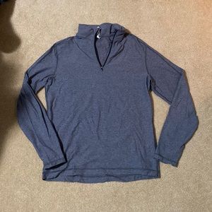 Lululemon grey quarter zip size L